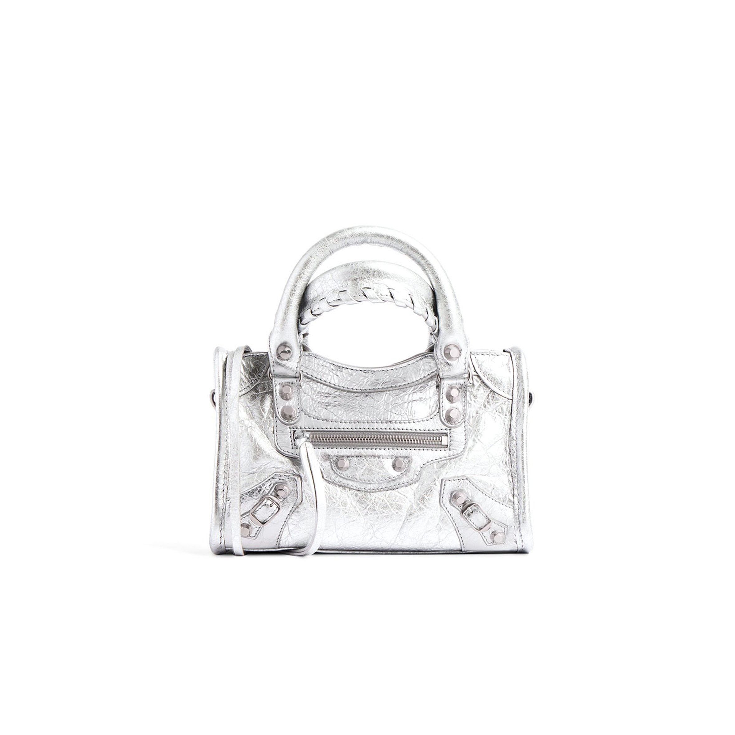 Ba1en*iaga THE LE CITY NANO HANDBAG 8657642AB4V8122 (18.5*12*7cm)